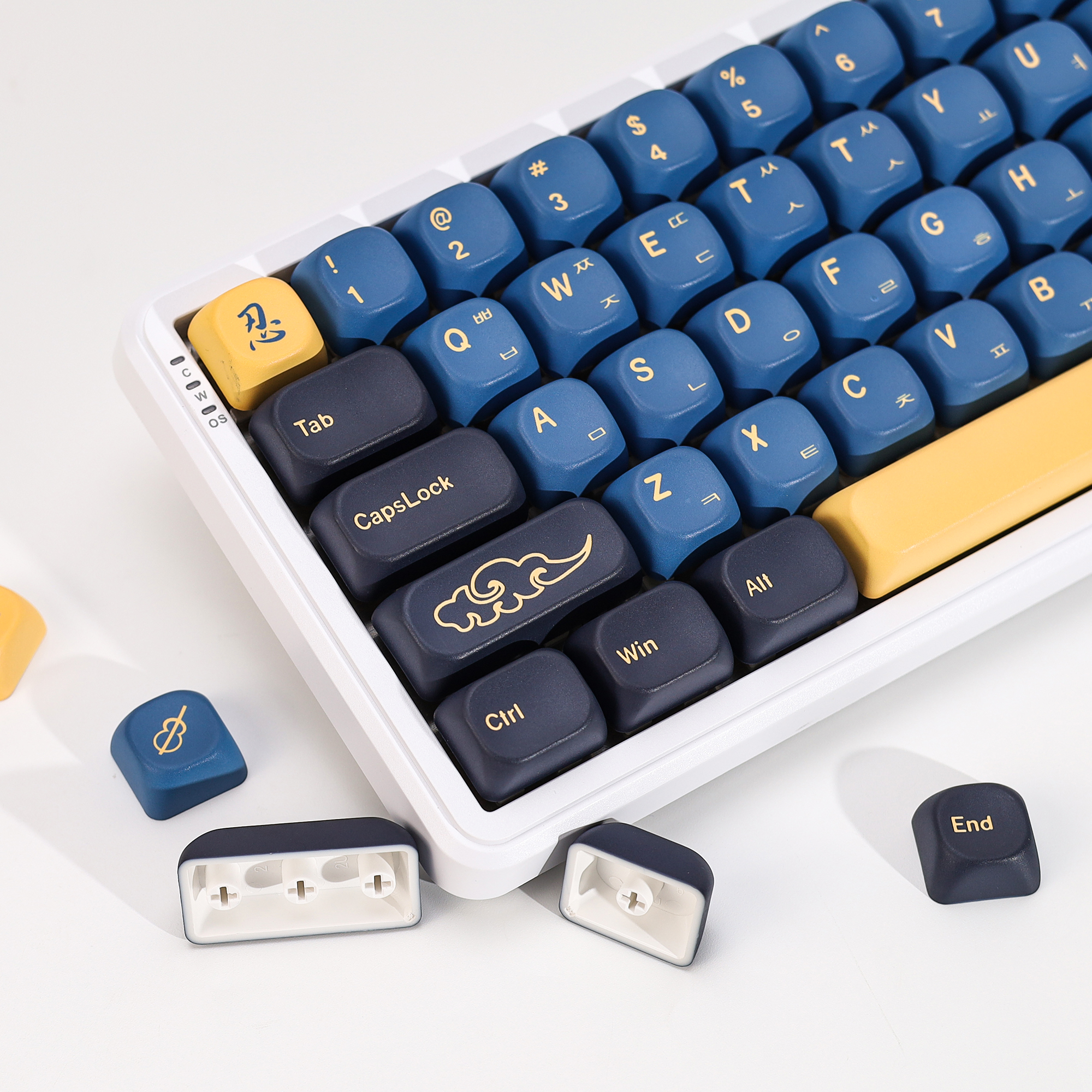 KBDiy Korean Keycap Retro GMK  - Retro Gaming Keyboard 评论和价格