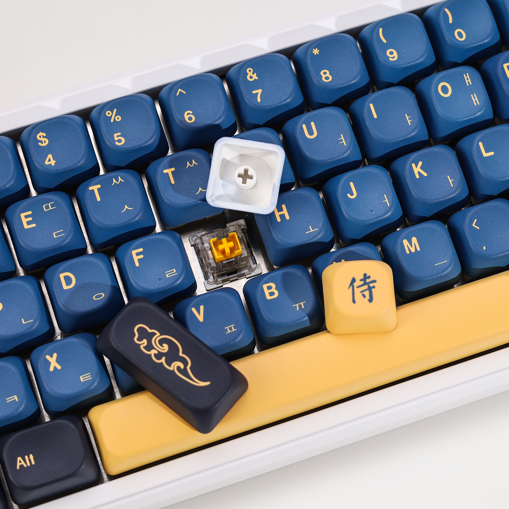 KBDiy Korean Keycap Retro GMK  - Retro Gaming Keyboard 评论和价格
