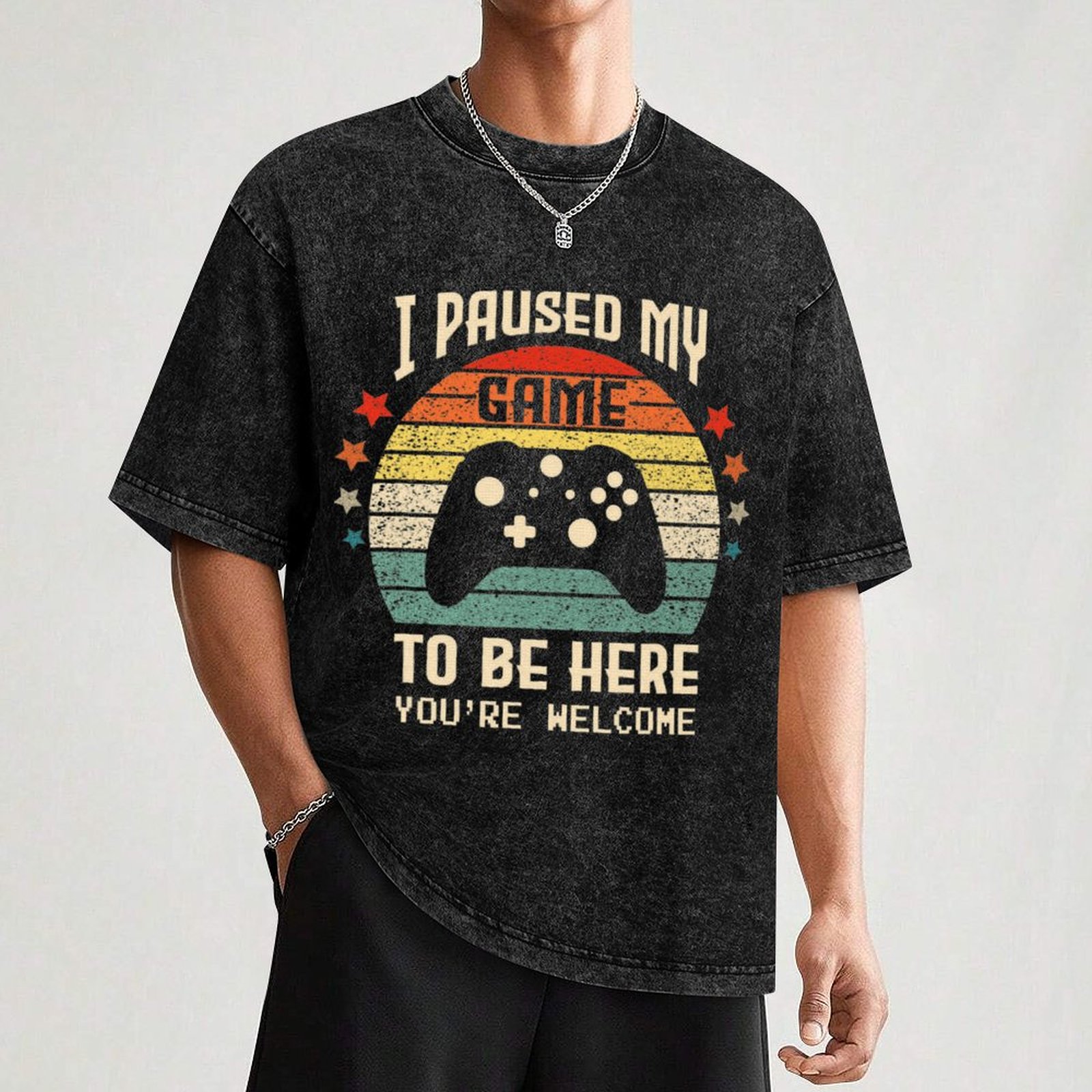 I Paused My Game to Be Here Ga - Retro Gaming Gifts For Men 评论和价格