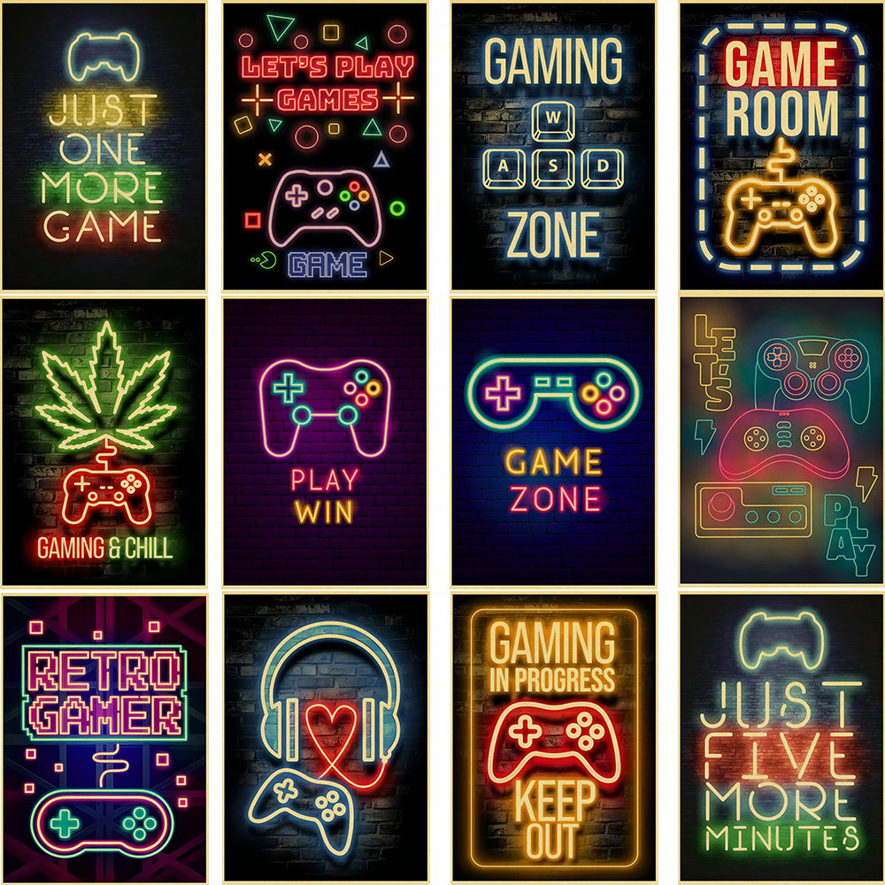 Gaming Posters Game Retro Kraf - Retro Gaming Life 评论和价格