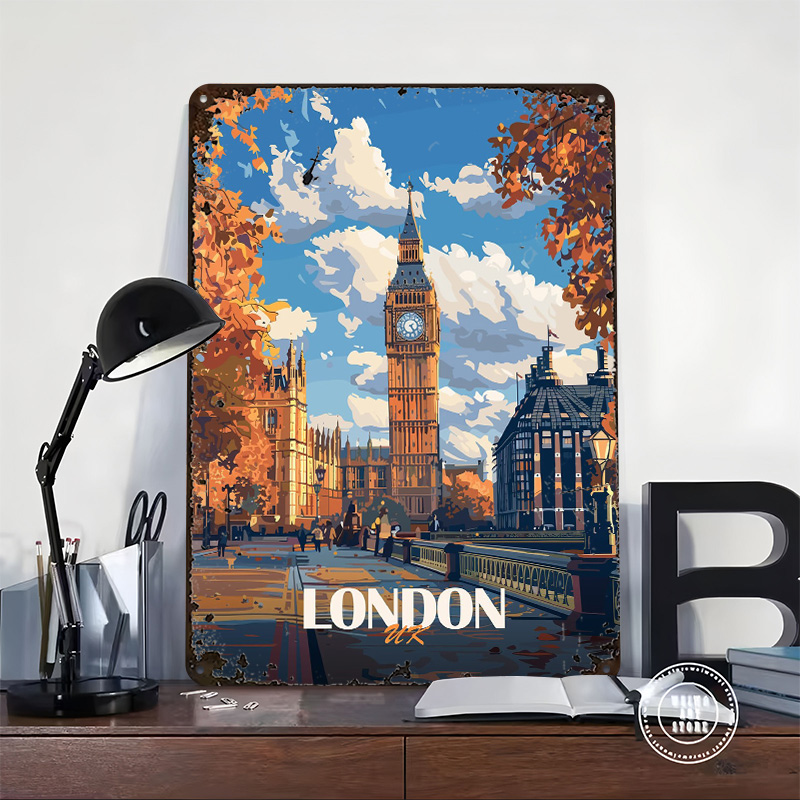 London Big Ben Printed Poster  - Retro Gaming In London 评论和价格