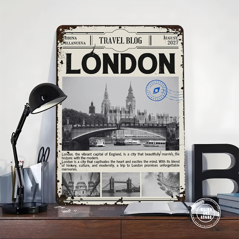 London Travel Printed Poster C - Retro Gaming In London 评论和价格