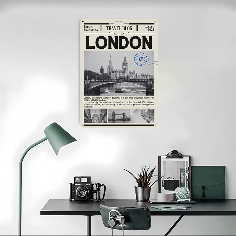 London Travel Printed Poster C - Retro Gaming In London 评论和价格