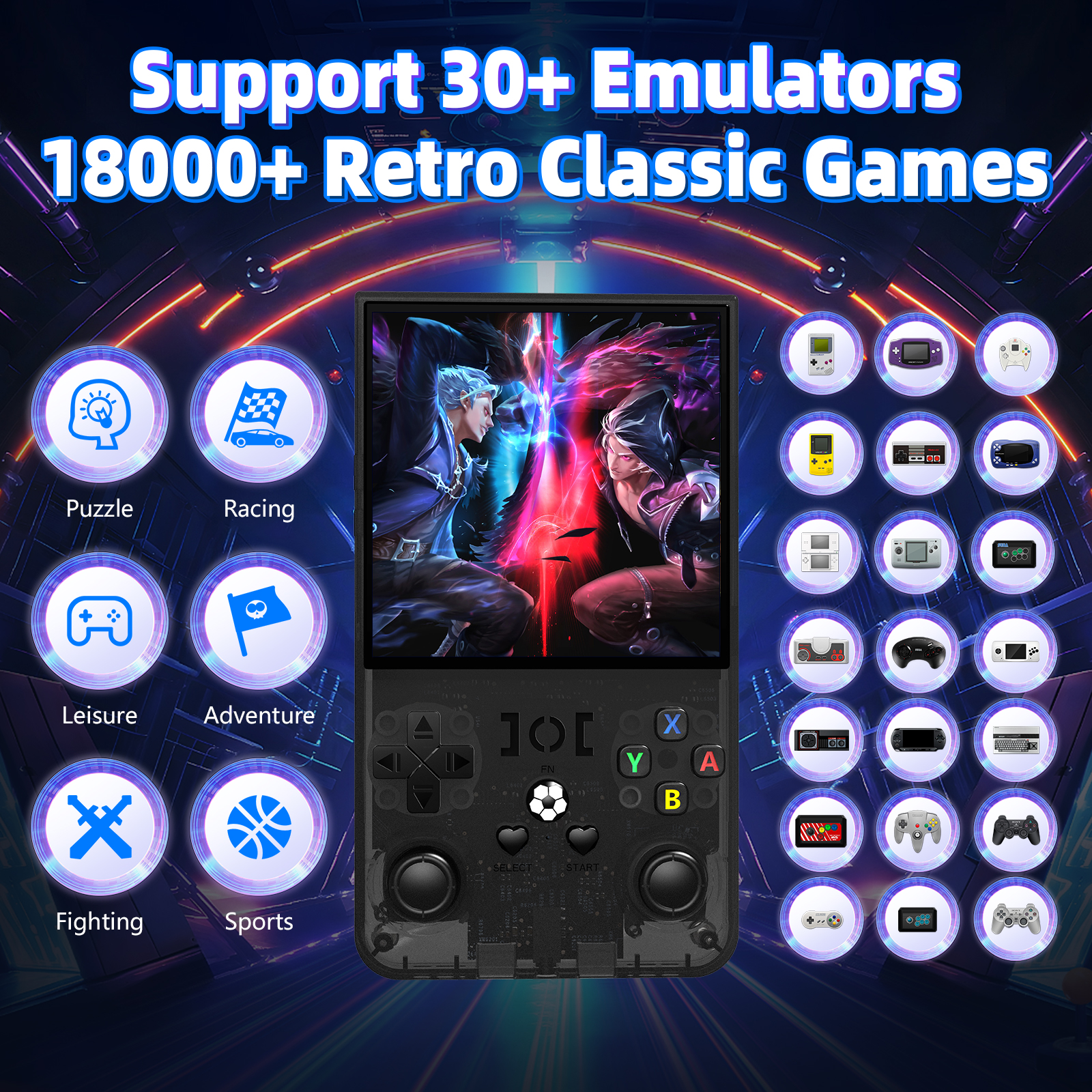 R36 MAX  R36T TF Game Card Mem - Retro Gaming Style 评论和价格